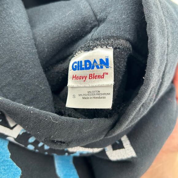 Vintage y2k Mens Black Gildan Fox Racing x Monster Energy Hoodie Sweatshirt Sz S - Picture 2 of 6